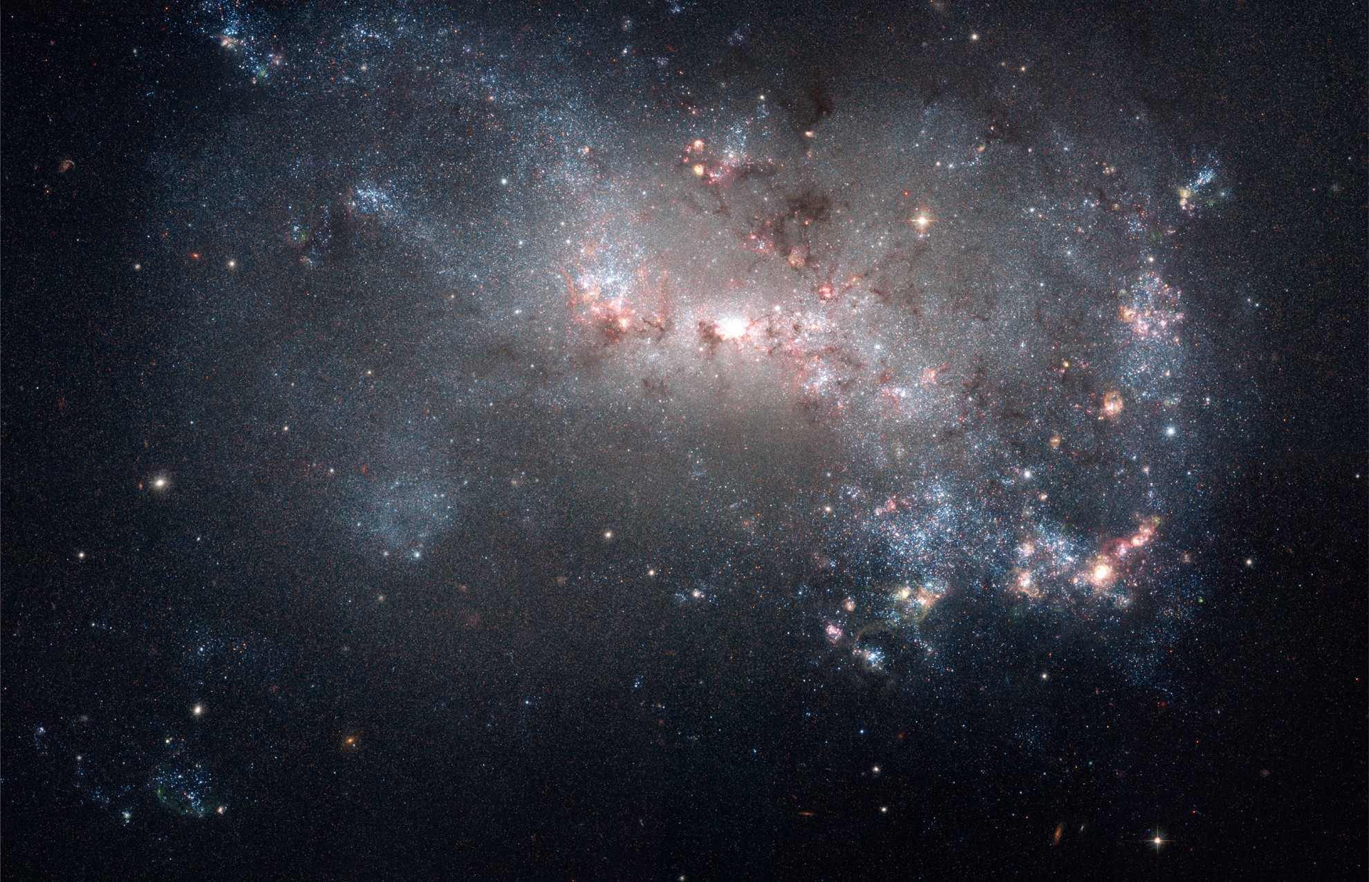cloud of dust in space